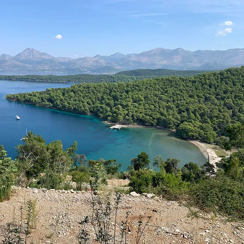 Jakljan and Šipan Island, stop for swimming