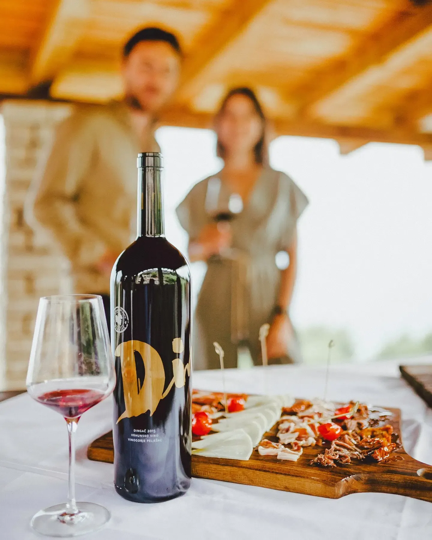 A winding road along the Pelješac peninsula with the Adriatic and distant islands in view